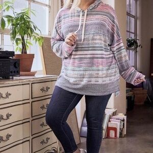Plus size light weight hoodie